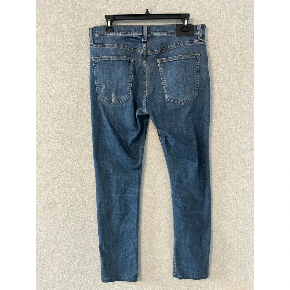Citizens of Humanity The London Jeans Mens 33 Blue Slim Fit Distressed 6170-1414